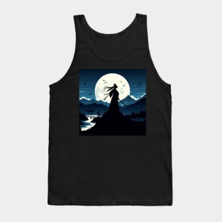 Samurai Silhouette #9 Tank Top